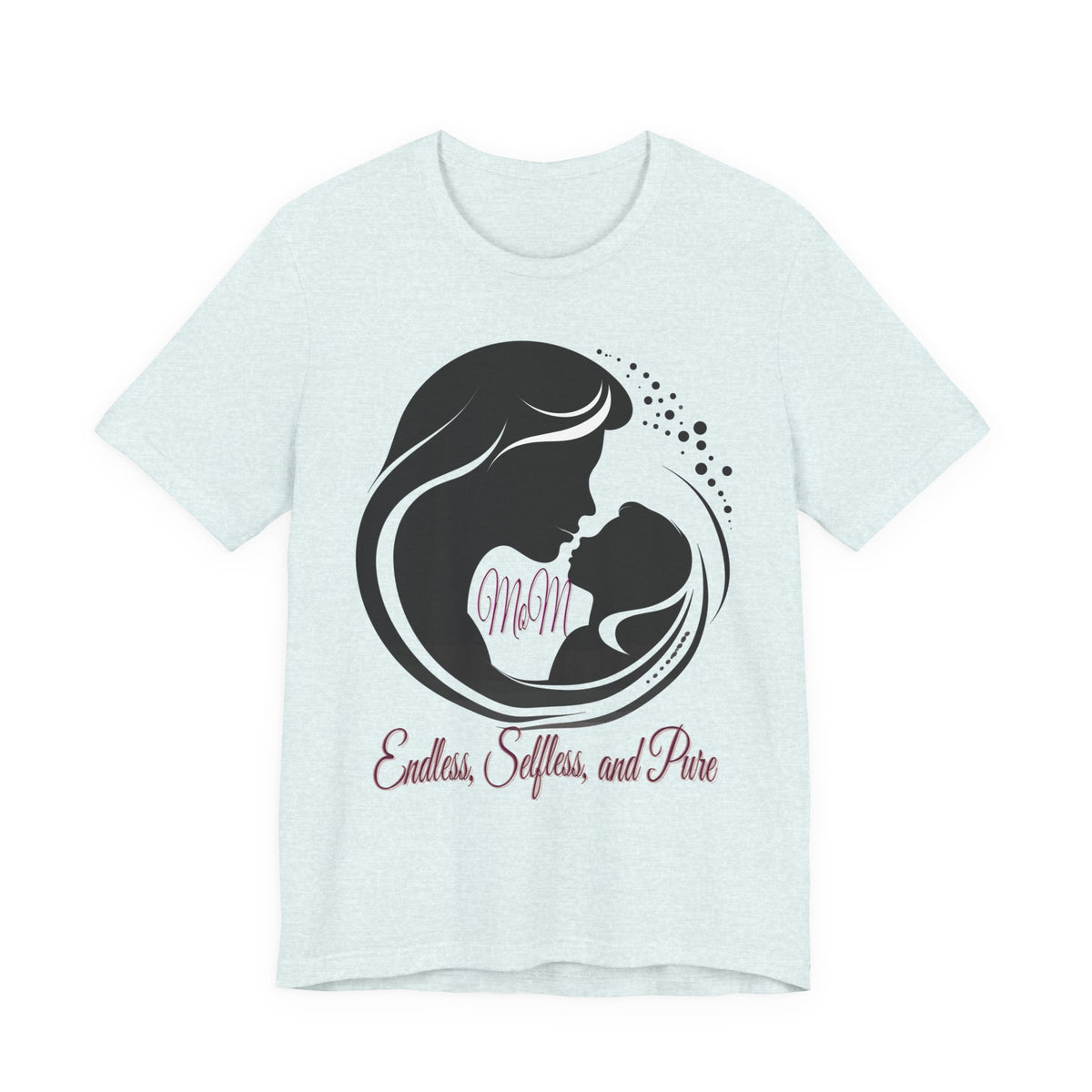 Mom Silhouette T-Shirt — "Endless, Selfless, and Pure" Mother's Day Tee
