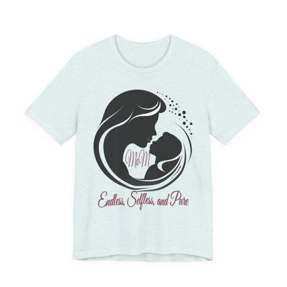 Mom Silhouette T-Shirt — "Endless, Selfless, and Pure" Mother's Day Tee