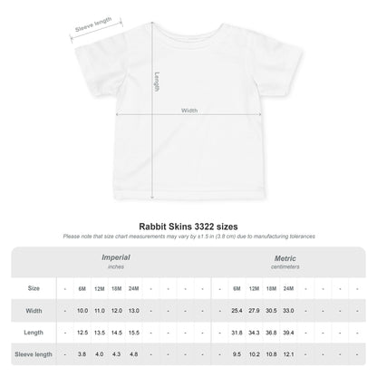 Infant Tee — "Happier Together" Floral Bunny & Bear Baby Shirt