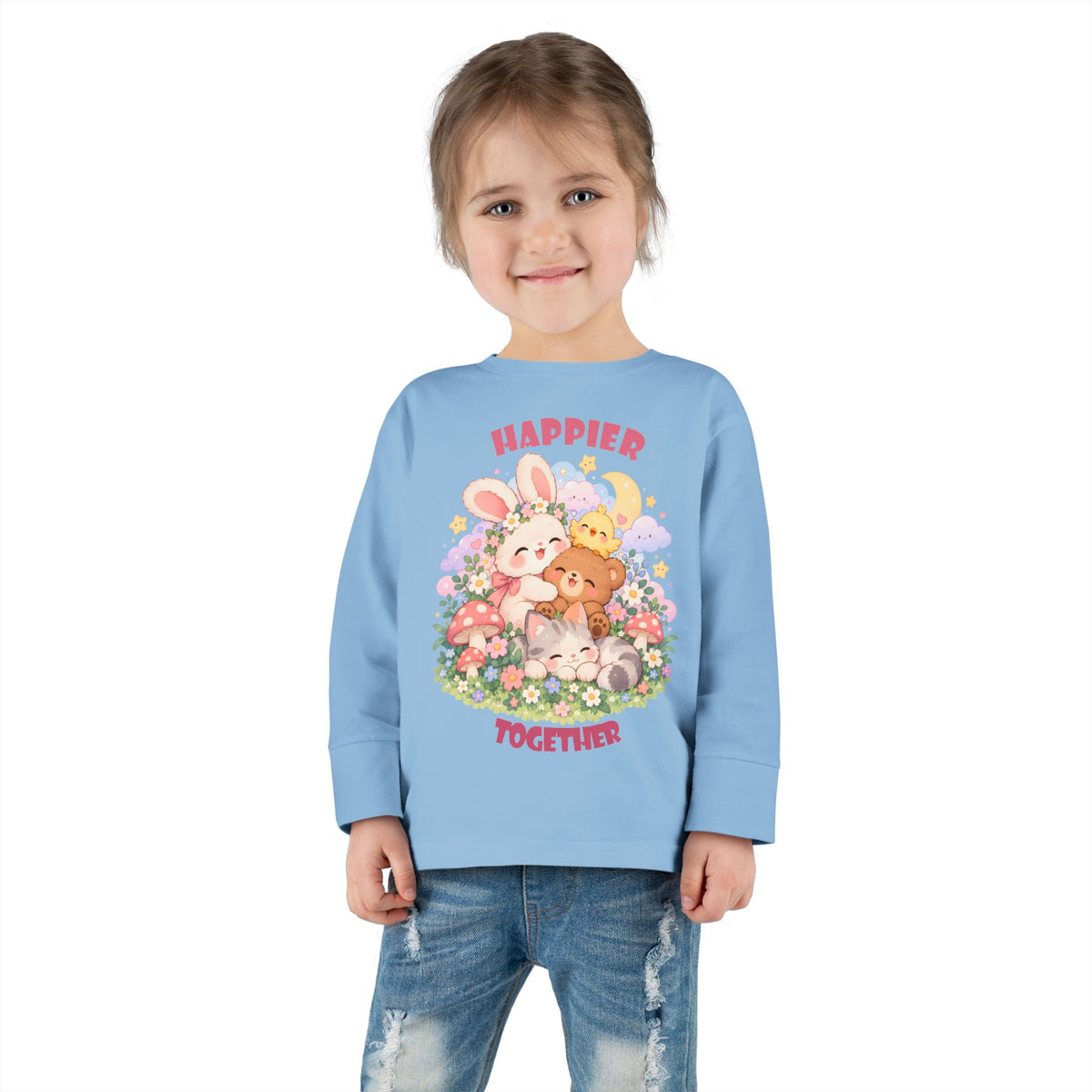 Cute Pastel Woodland Friends Kawaii Animal T-Shirt