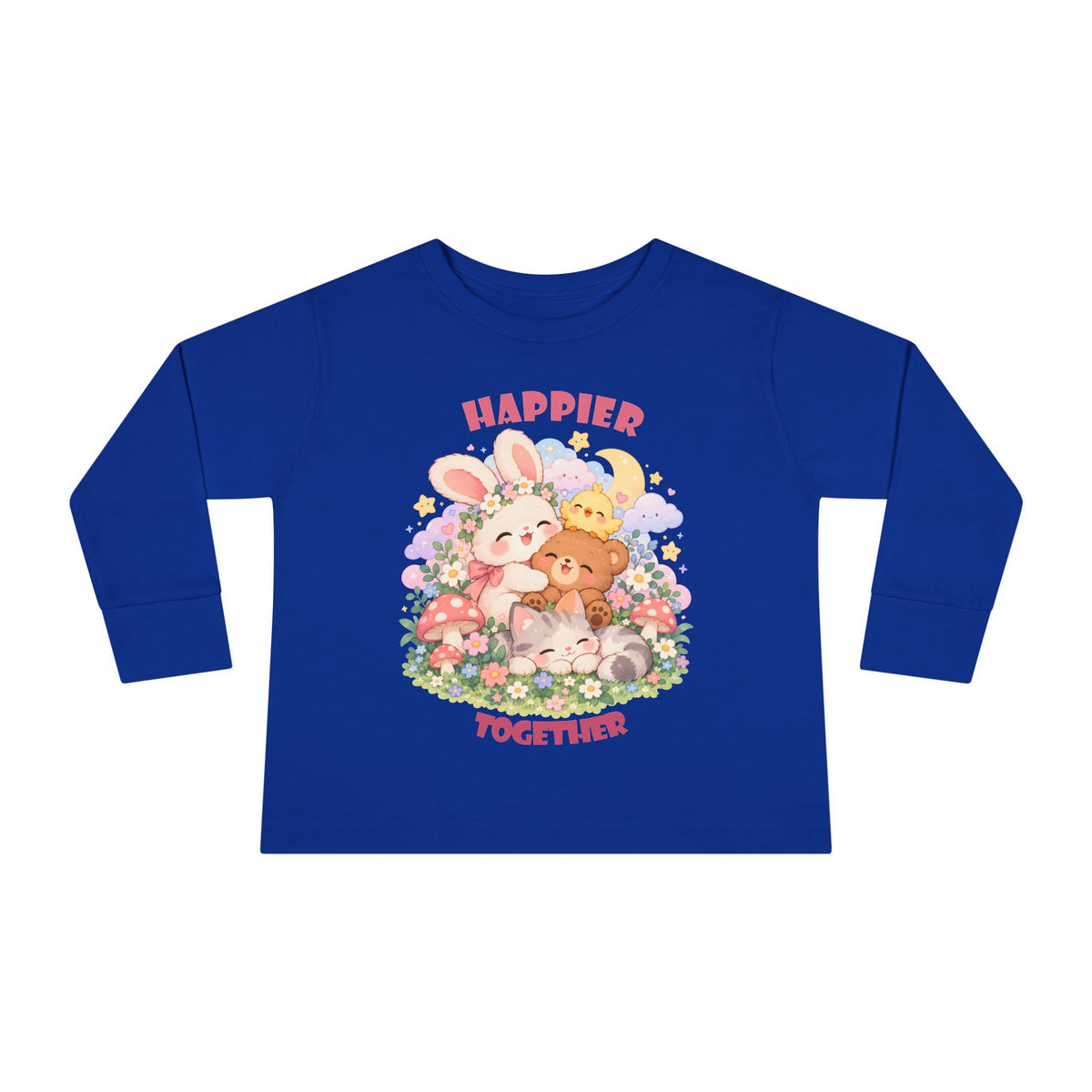 Cute Pastel Woodland Friends Kawaii Animal T-Shirt
