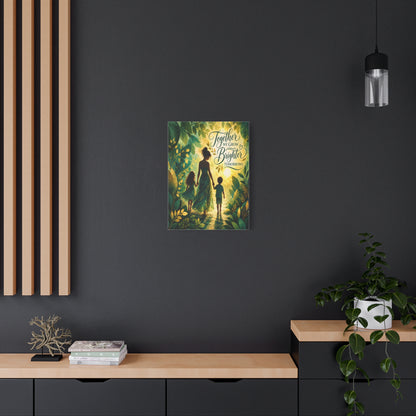 Together We Grow Brighter Tomorrows – Mother &amp; Children Wall Art