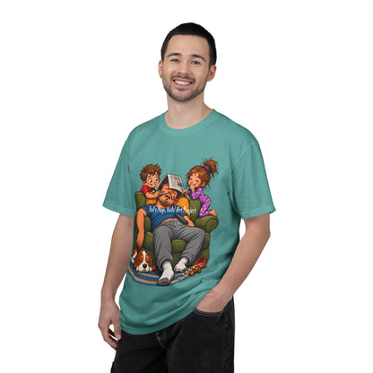 Funny Dad Nap T-Shirt | Kids Prank Sleeping Dad Father's Day Graphic Tee