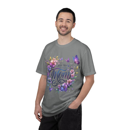 Love You Mom Floral Butterfly Gift Design