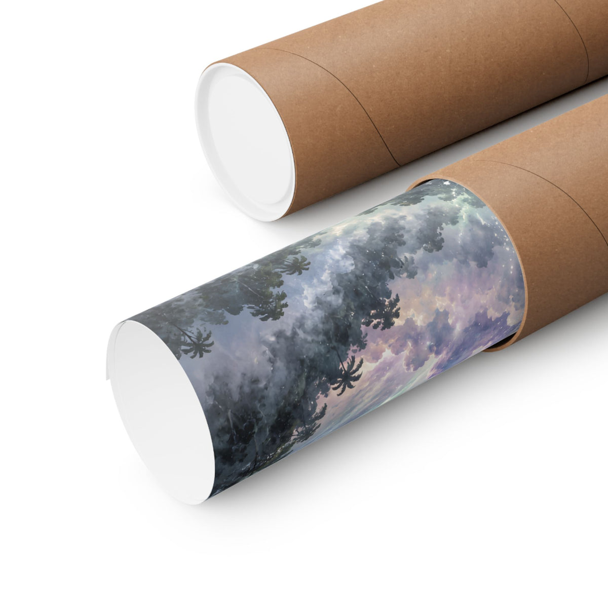 Celestial Dolphin’s Aurora Leap – Mystical Watercolor Wall Art