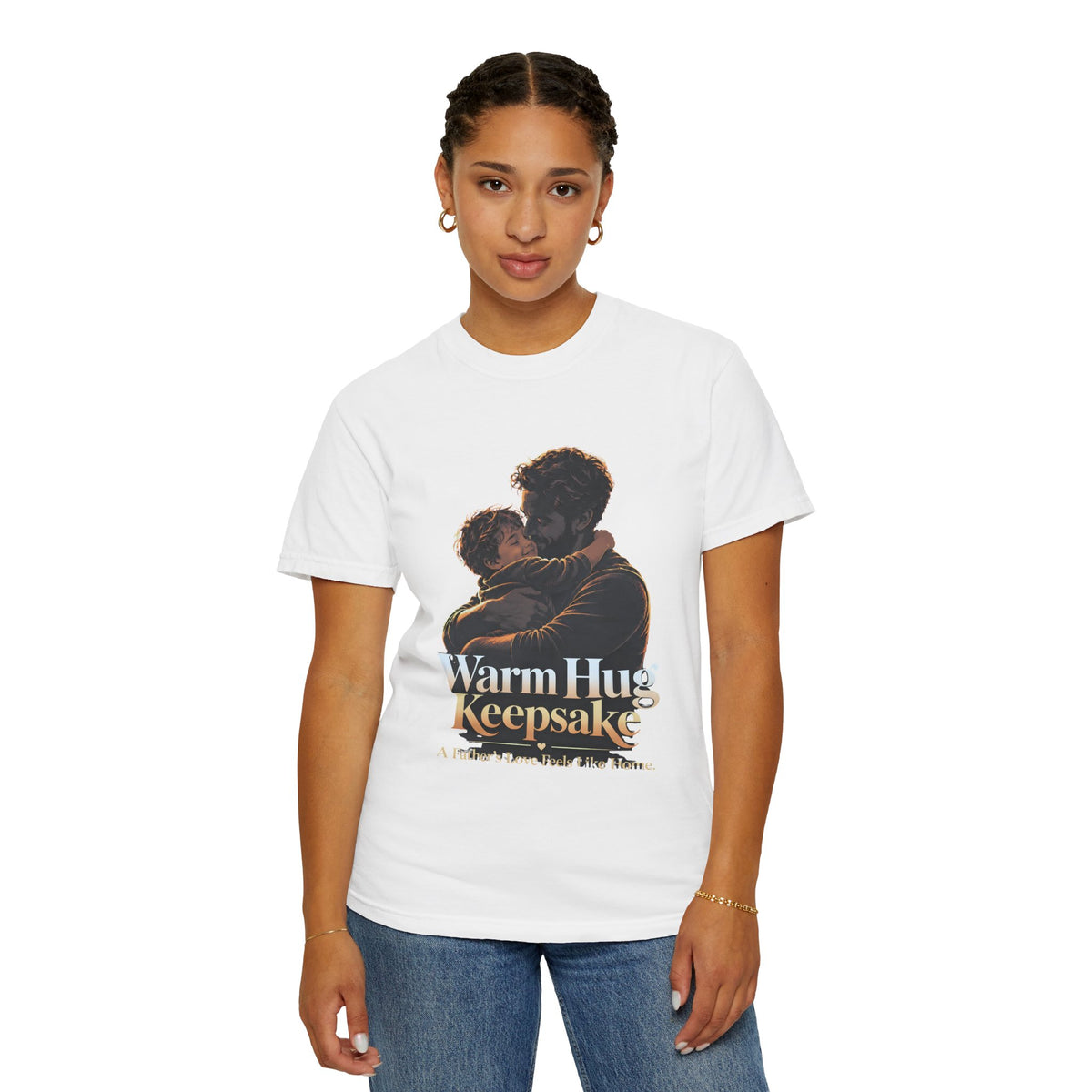 Warm Hug Keepsake T-Shirt | Father & Son Love Father's Day Gift