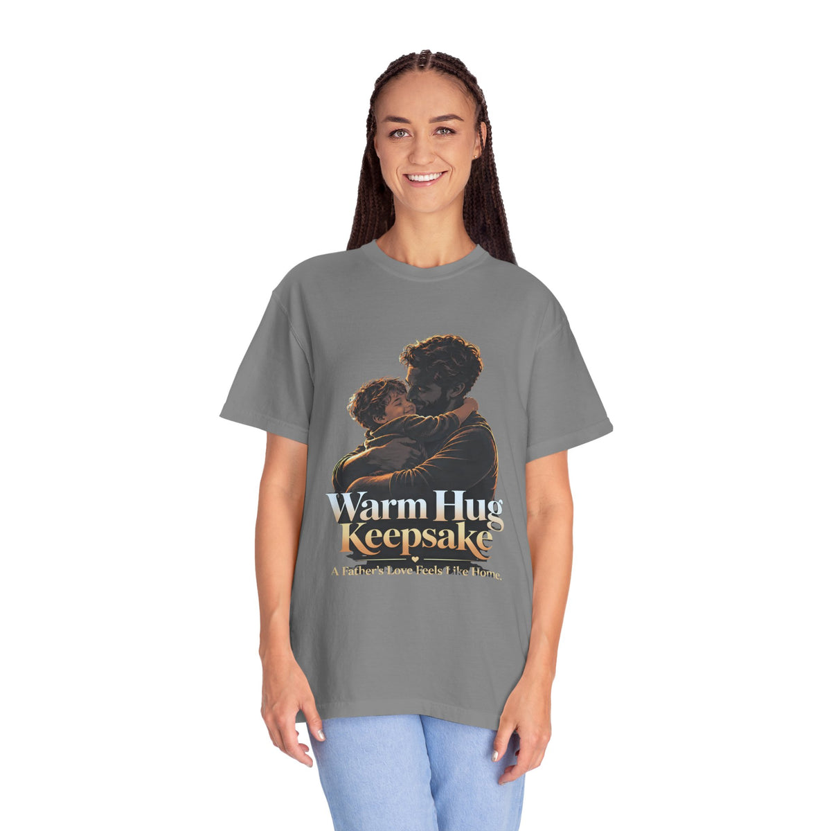 Warm Hug Keepsake T-Shirt | Father & Son Love Father's Day Gift