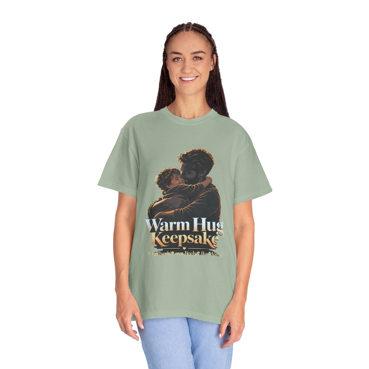Warm Hug Keepsake T-Shirt | Father & Son Love Father's Day Gift