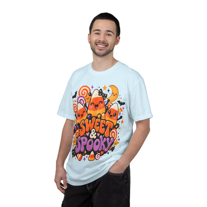 Sweet & Spooky Halloween T-Shirt | Cute Candy Corn Graphic Tee