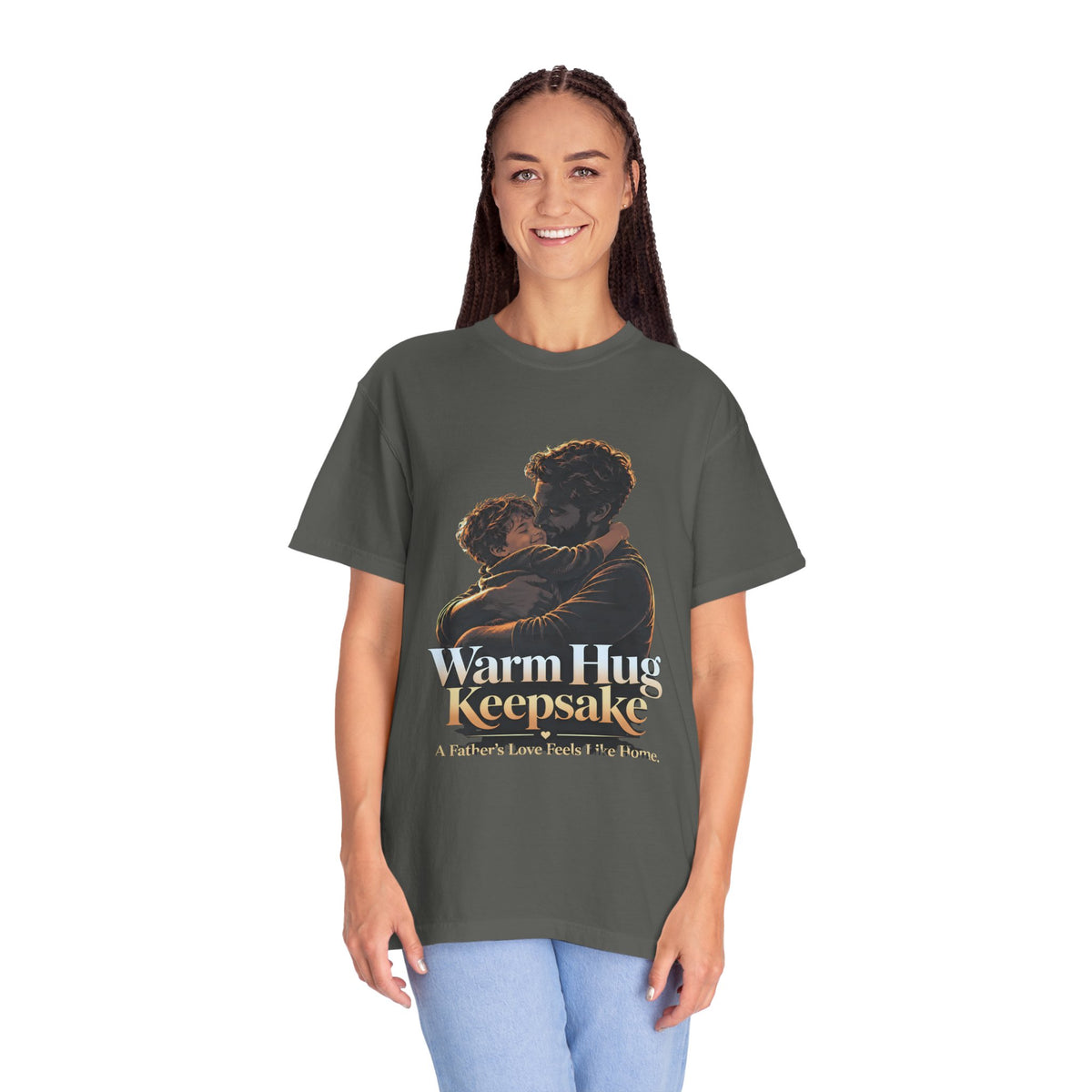 Warm Hug Keepsake T-Shirt | Father & Son Love Father's Day Gift