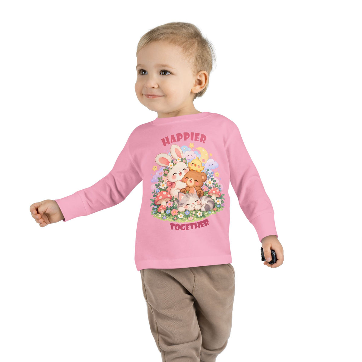 Cute Pastel Woodland Friends Kawaii Animal T-Shirt