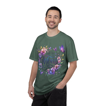 Love You Mom Floral Butterfly Gift Design