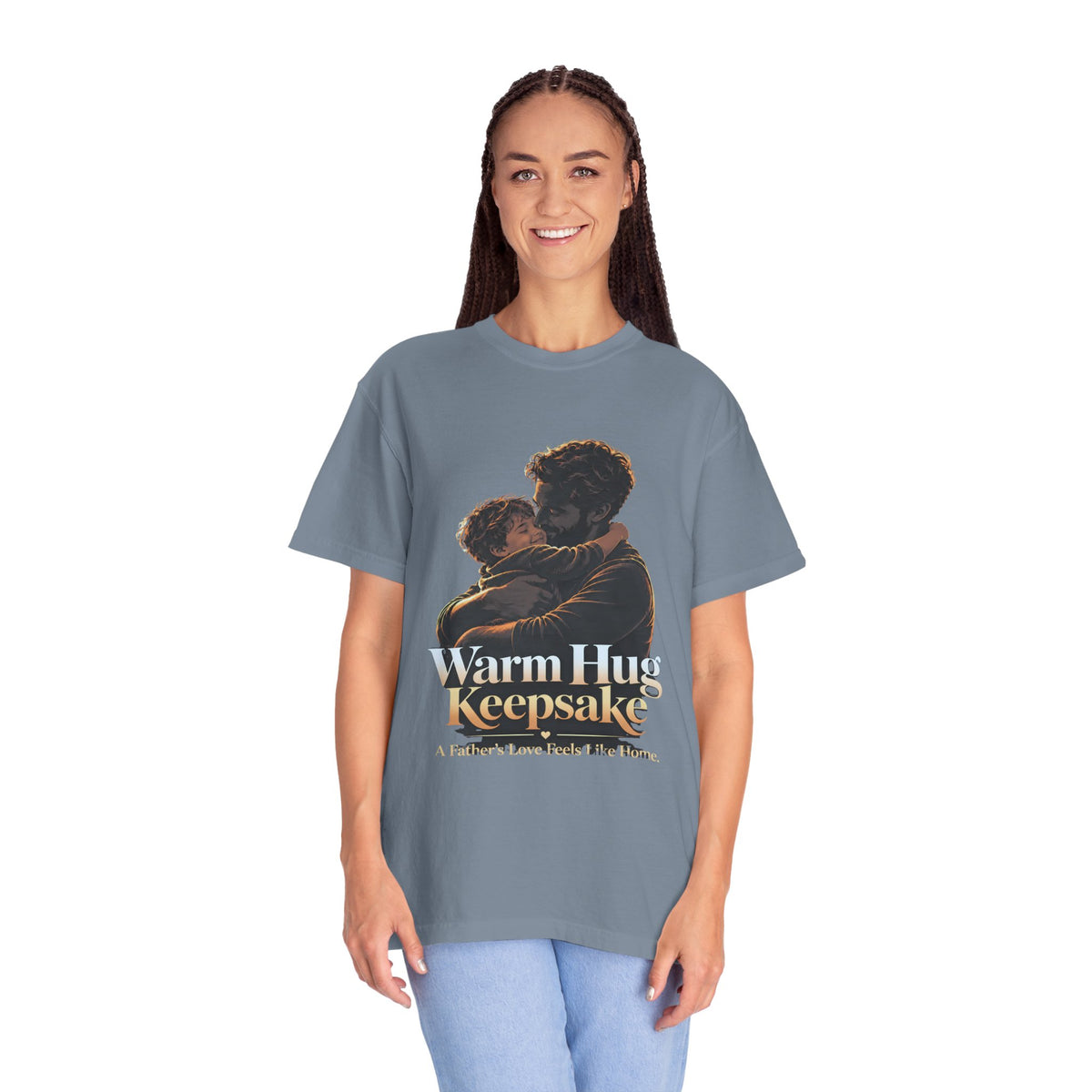 Warm Hug Keepsake T-Shirt | Father & Son Love Father's Day Gift