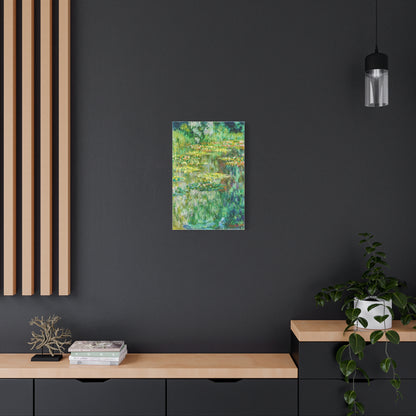 Claude Monet Water Lily Pond Wall Art – Vintage Impressionist Botanical Print
