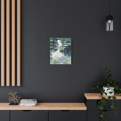 Claude Monet Water Lilies Wall Art | Blue Green Impressionist Pond Print