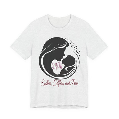 Mom Silhouette T-Shirt — "Endless, Selfless, and Pure" Mother's Day Tee