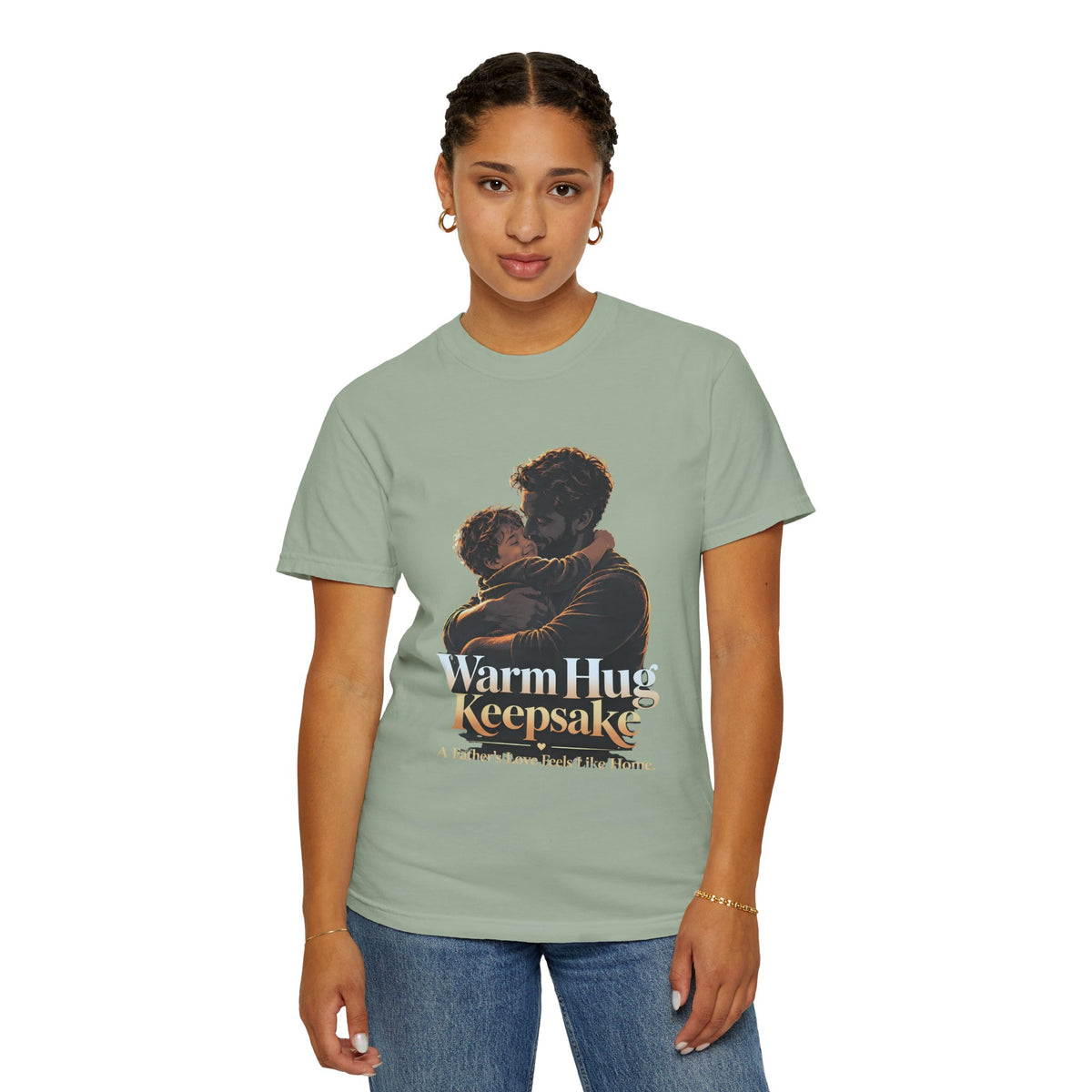 Warm Hug Keepsake T-Shirt | Father & Son Love Father's Day Gift