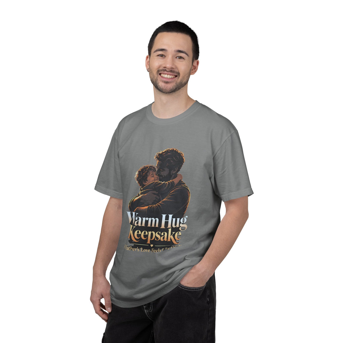 Warm Hug Keepsake T-Shirt | Father & Son Love Father's Day Gift