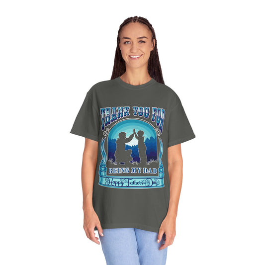 Thank You for Being My Dad T-Shirt | Father's Day High Five Graphic Tee