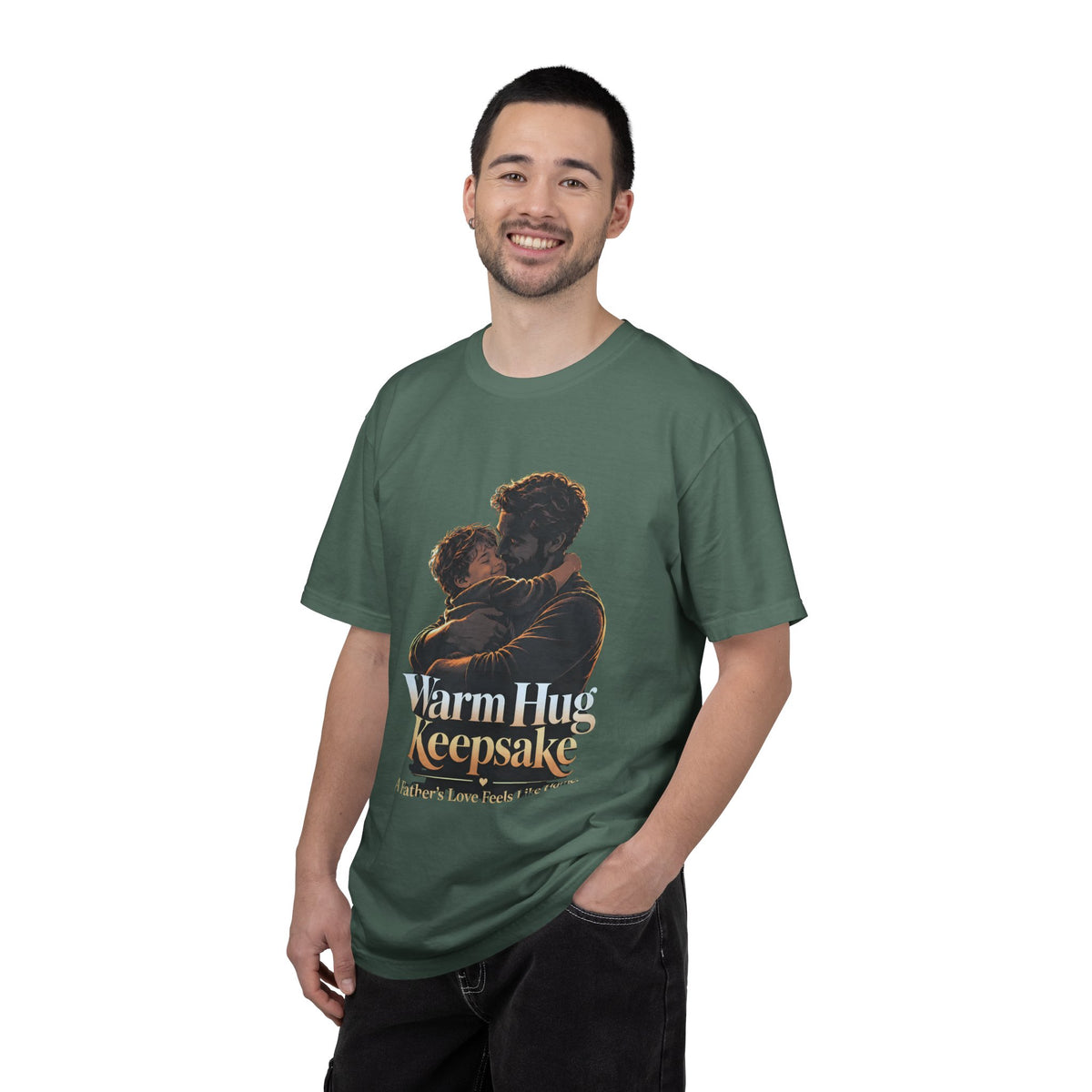 Warm Hug Keepsake T-Shirt | Father & Son Love Father's Day Gift