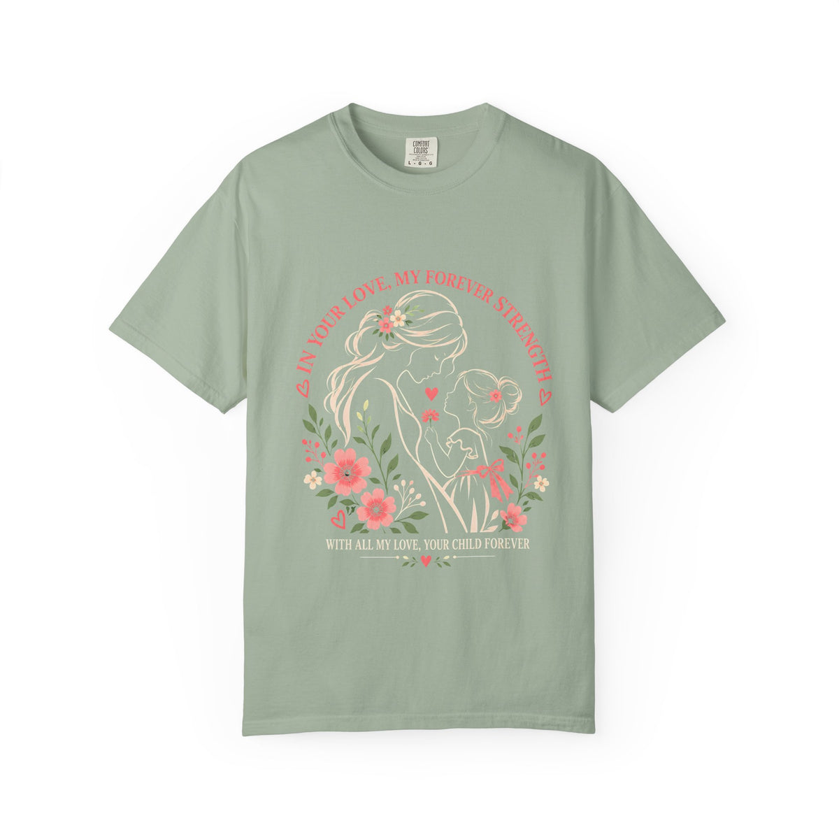 Mother and Child Floral Love Forever T-Shirt
