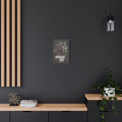 Samurai Warrior Canvas Print — "Honour the Way" Matte Stretched Wall Art