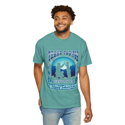 Thank You for Being My Dad T-Shirt | Father's Day High Five Graphic Tee