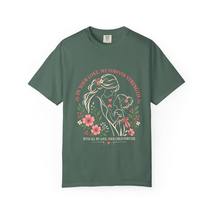 Mother and Child Floral Love Forever T-Shirt