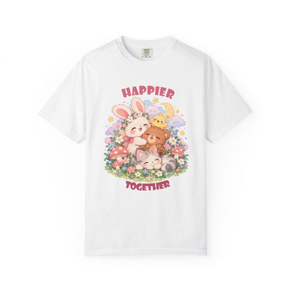 Cute Pastel Woodland Friends Kawaii Animal T-Shirt