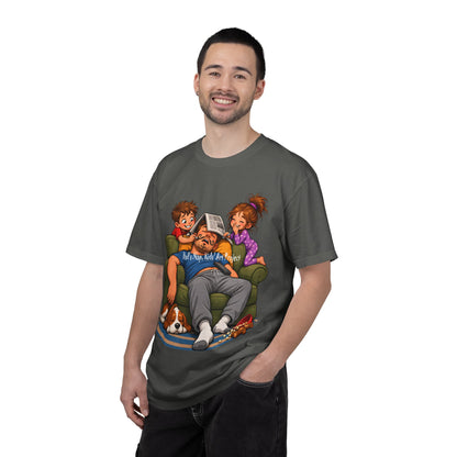 Funny Dad Nap T-Shirt | Kids Prank Sleeping Dad Father's Day Graphic Tee