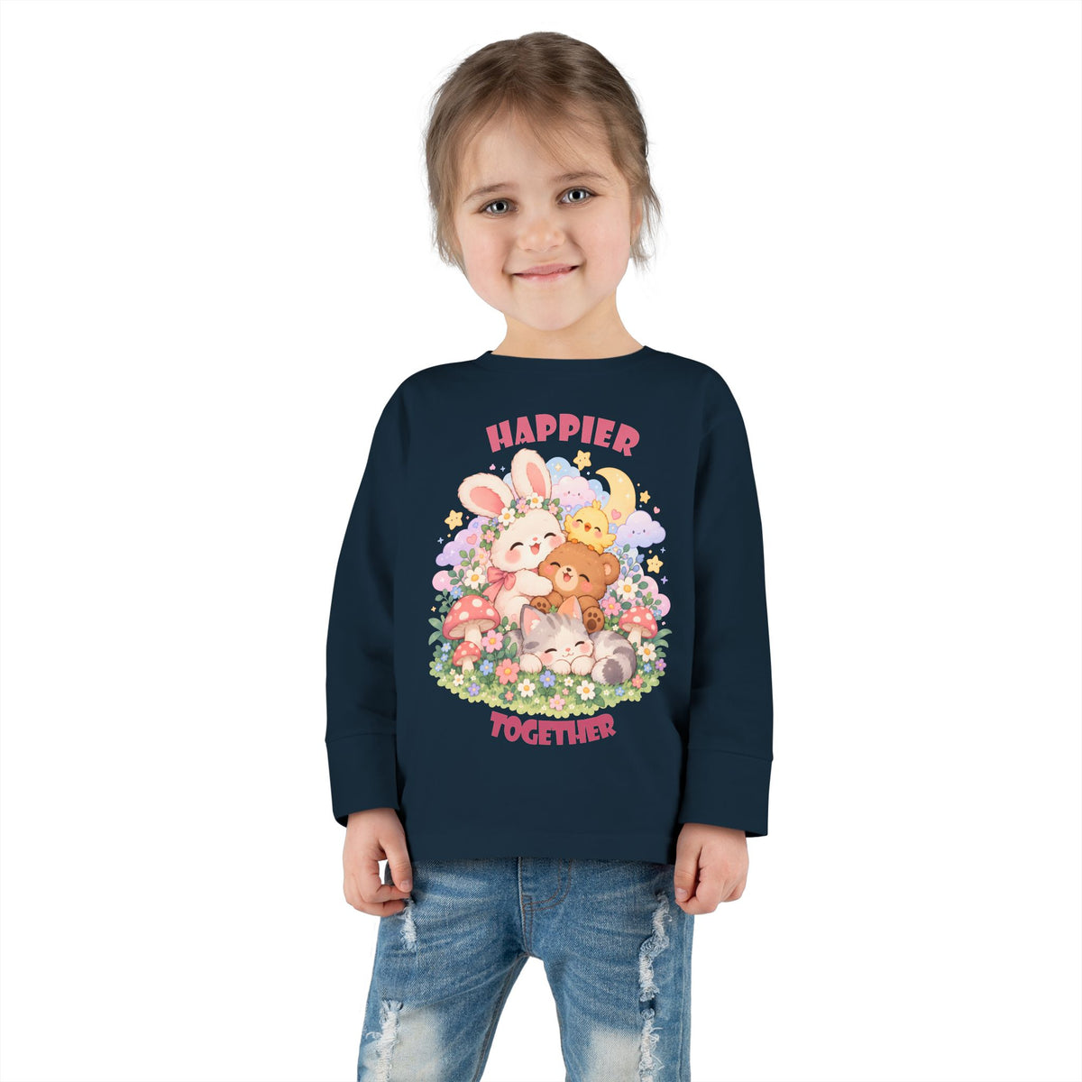 Cute Pastel Woodland Friends Kawaii Animal T-Shirt