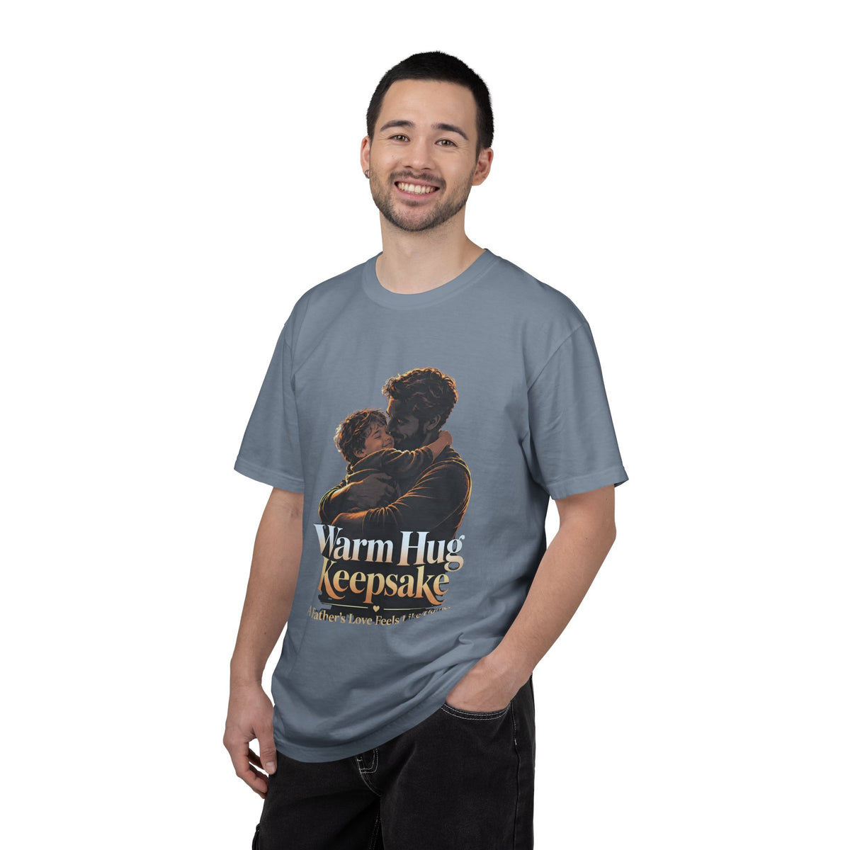 Warm Hug Keepsake T-Shirt | Father & Son Love Father's Day Gift