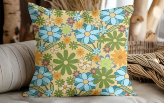 Spun Polyester Square Pillow
